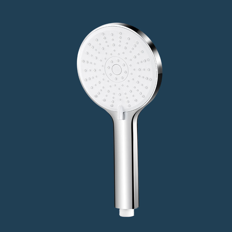 ABS Plastic Handheld Shower Head High Flow 5-Spray Patterns Wall-Mount Showerhead