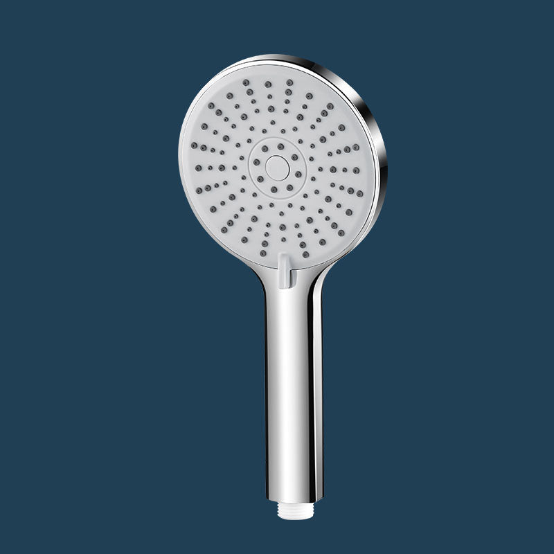 ABS Plastic Handheld Shower Head High Flow 5-Spray Patterns Wall-Mount Showerhead