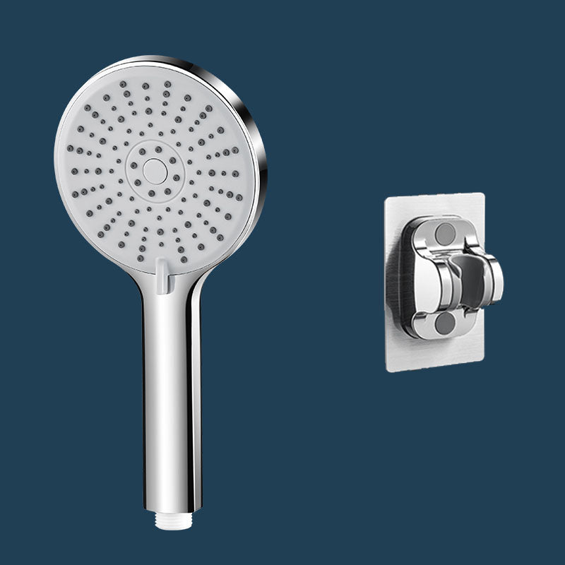 ABS Plastic Handheld Shower Head High Flow 5-Spray Patterns Wall-Mount Showerhead