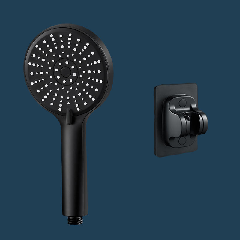 ABS Plastic Handheld Shower Head High Flow 5-Spray Patterns Wall-Mount Showerhead