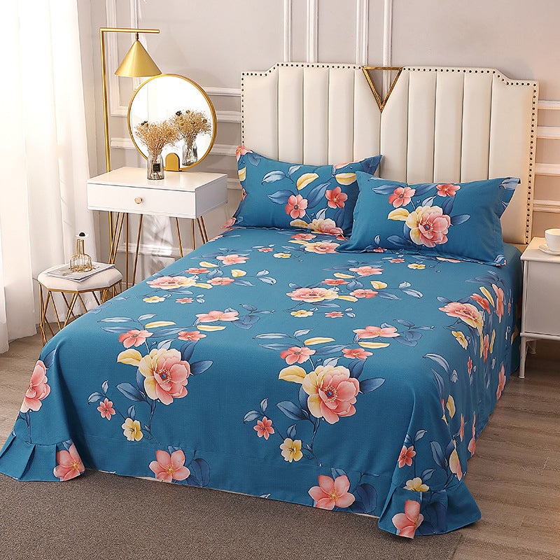 1 Piece Bed Sheet Printing Non-Pilling Soft Fade Resistant Sheet