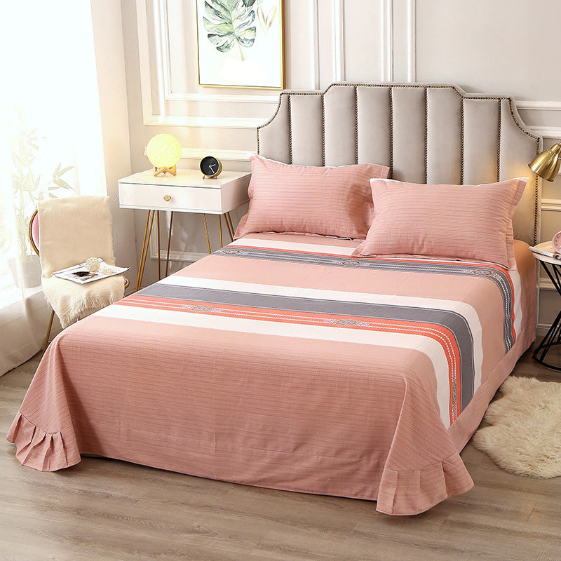 1 Piece Bed Sheet Printing Non-Pilling Soft Fade Resistant Sheet