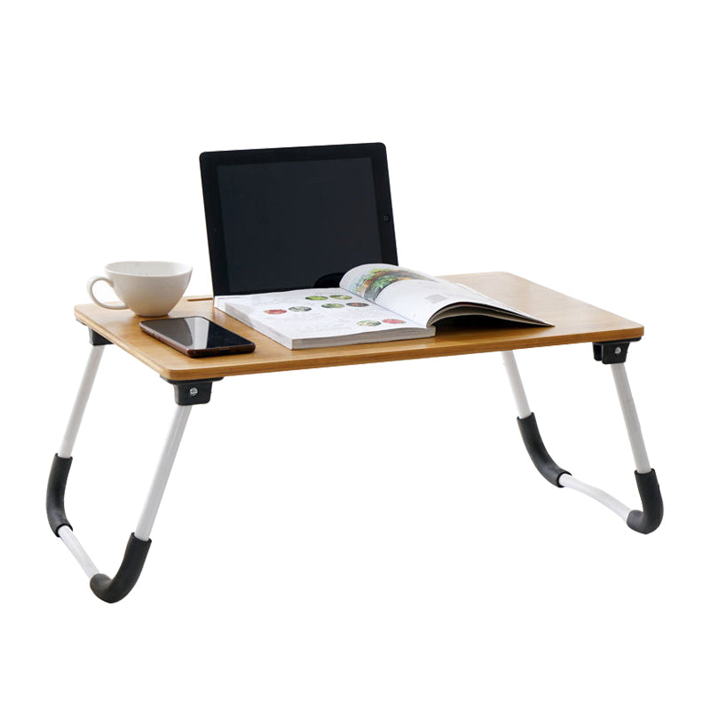 Contemporary Rectangular Laptop Desk Folding Wooden Writing Desk