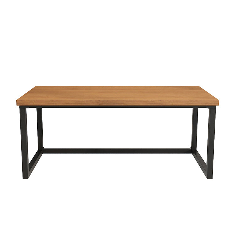 Rectangular Shaped Computer Desk Brown Writing Desk for Home