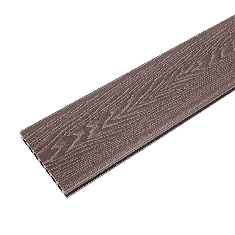 Deck Plank Embossed Snapping Wooden Waterproof Outdoor Floor Board