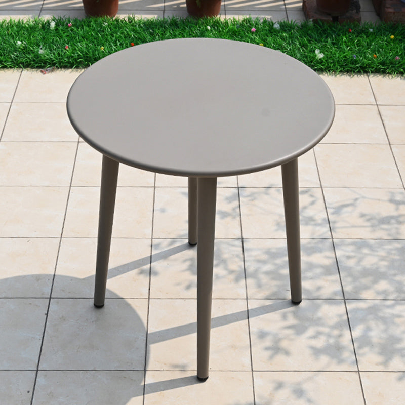 Modern Outdoor Aluminum Patio Table Water and Fire Resistant Patio Table