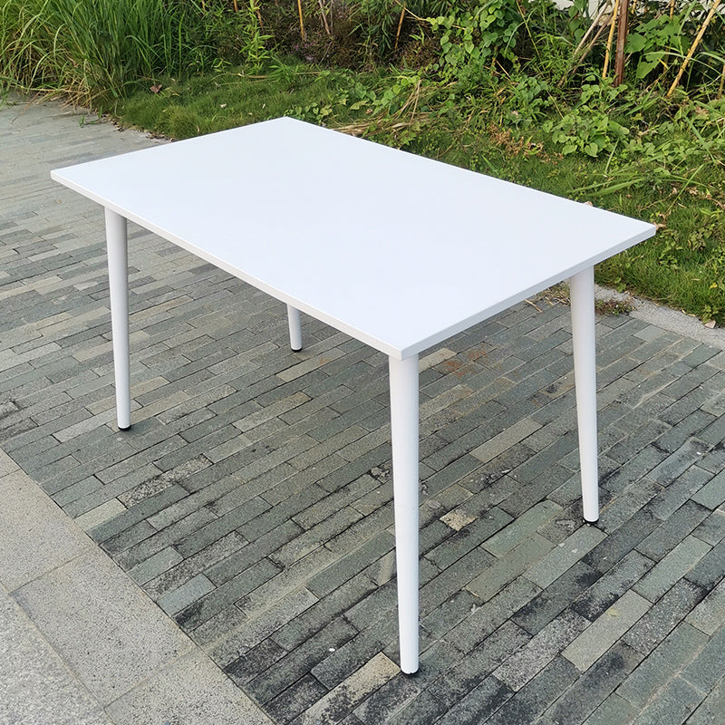 Modern Outdoor Aluminum Patio Table Water and Fire Resistant Patio Table