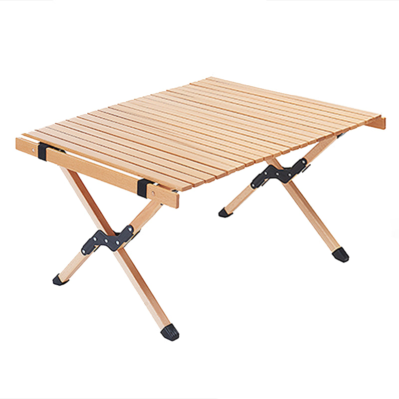 Removable Solid Wood Camping Table Modern Foldable Camping Table