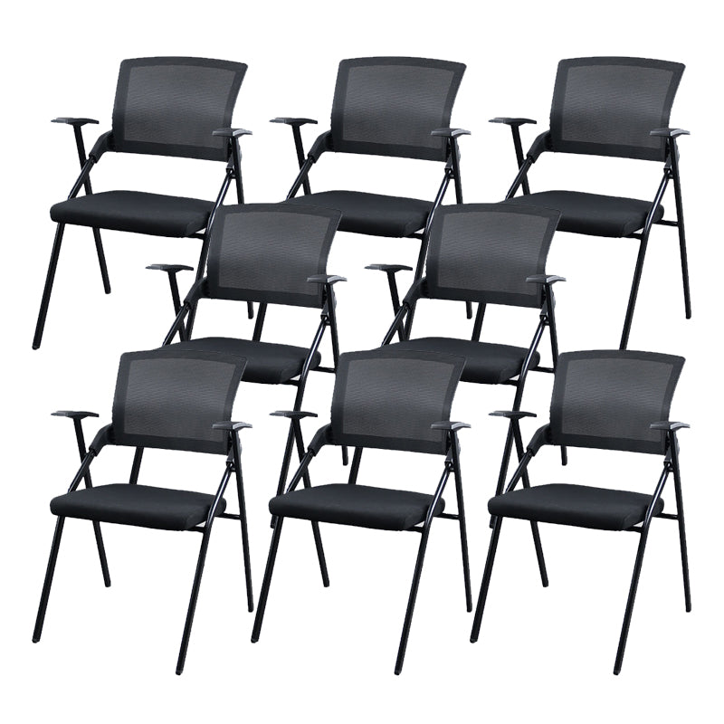 33.54 Inch H Contemporary Conference Chair Metal Office Chair with Arm