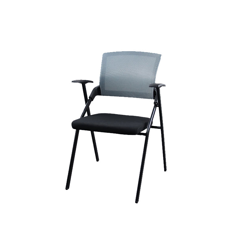 33.54 Inch H Contemporary Conference Chair Metal Office Chair with Arm