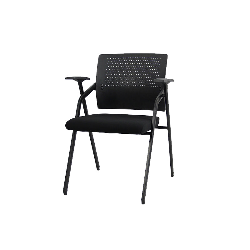 Contemporary Conference Chair Metal Frame Desk Chair with Arm