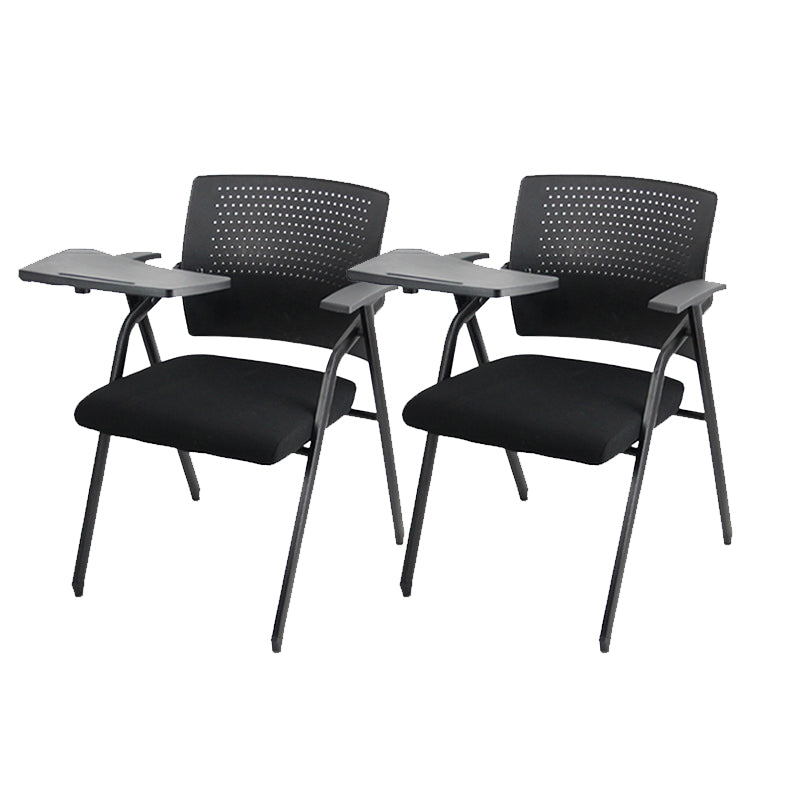 Contemporary Conference Chair Metal Frame Desk Chair with Arm