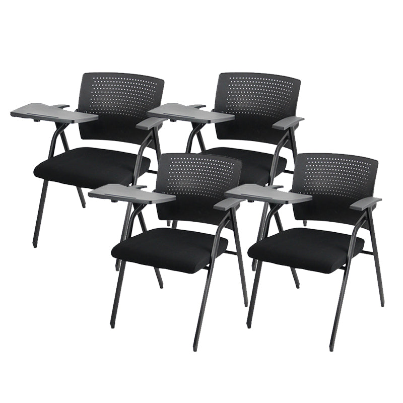 Contemporary Conference Chair Metal Frame Desk Chair with Arm