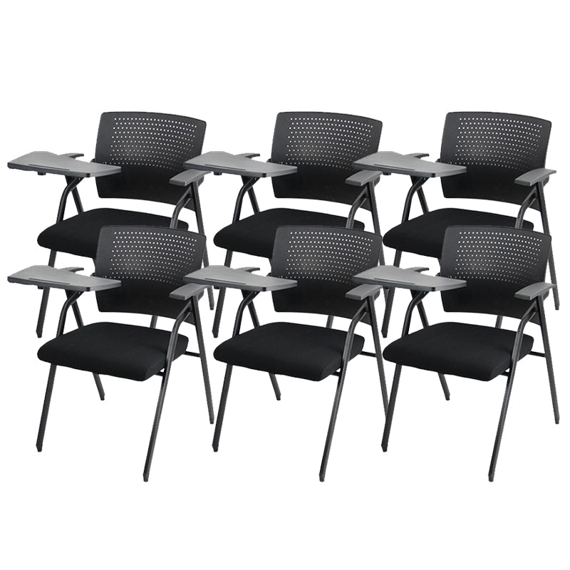 Contemporary Conference Chair Metal Frame Desk Chair with Arm