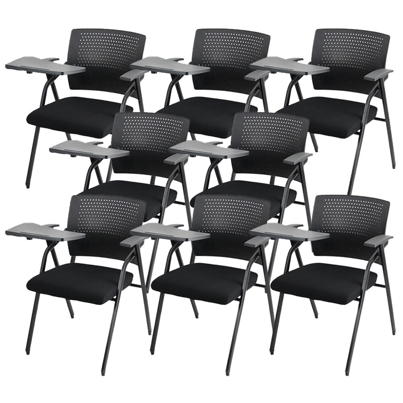 Contemporary Conference Chair Metal Frame Desk Chair with Arm