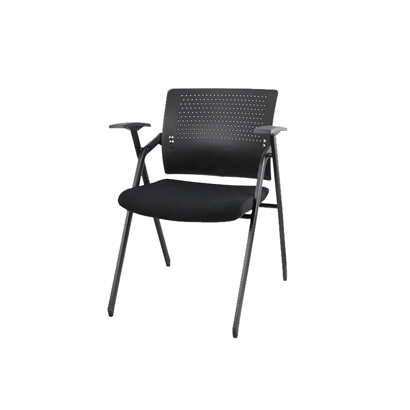 Contemporary Conference Chair Metal Frame Desk Chair with Arm