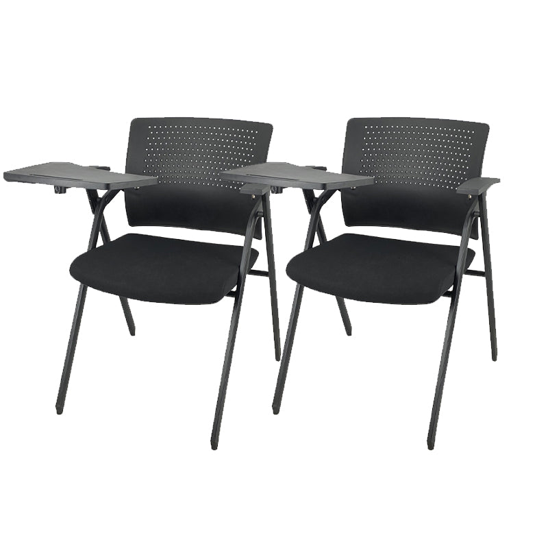 Contemporary Conference Chair Metal Frame Desk Chair with Arm