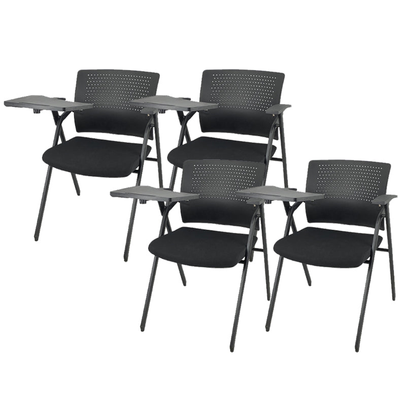 Contemporary Conference Chair Metal Frame Desk Chair with Arm