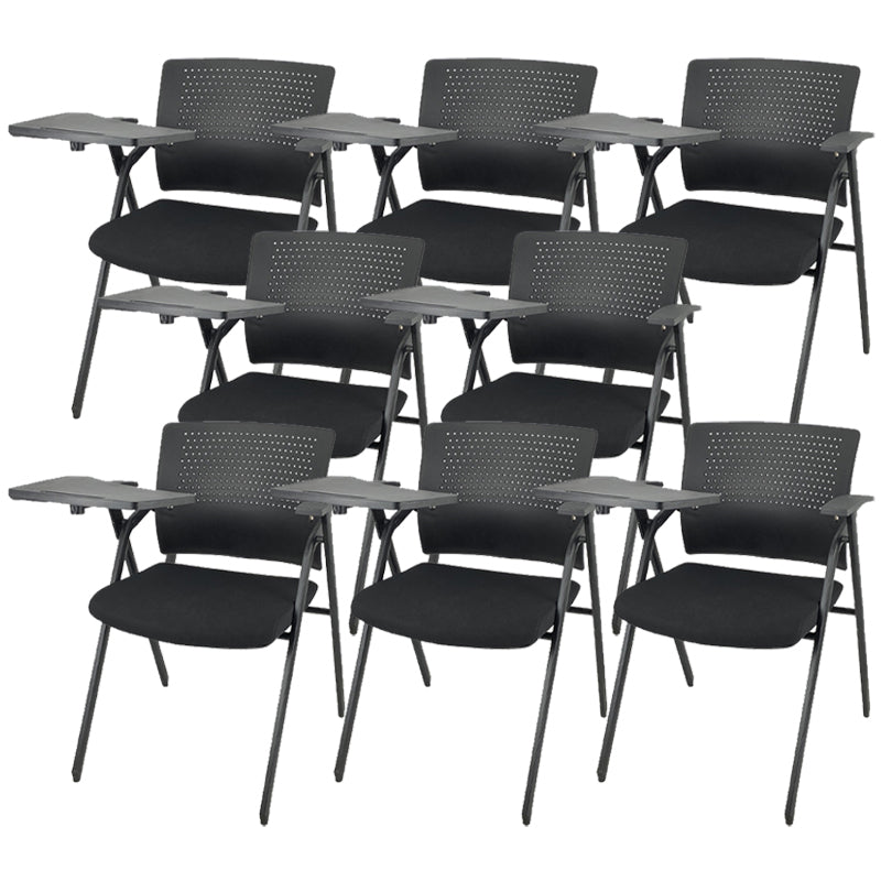 Contemporary Conference Chair Metal Frame Desk Chair with Arm