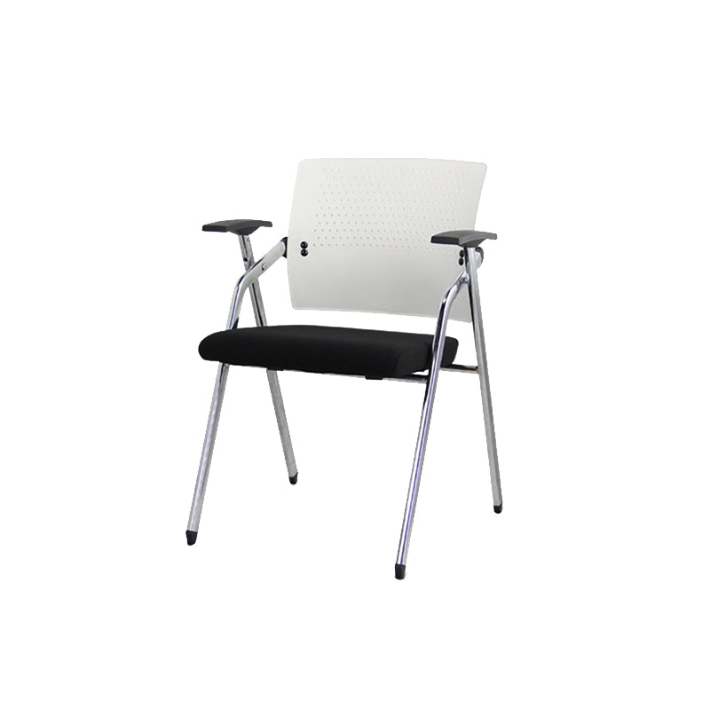 Contemporary Conference Chair Metal Frame Desk Chair with Arm