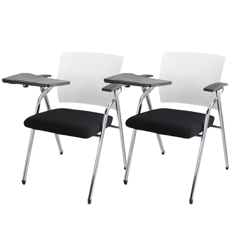 Contemporary Conference Chair Metal Frame Desk Chair with Arm