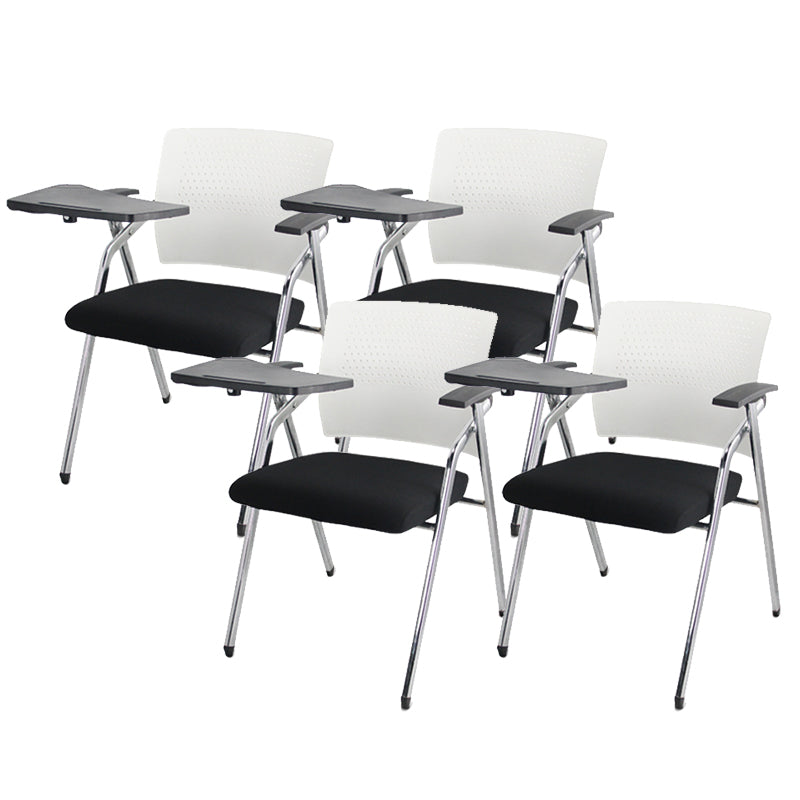 Contemporary Conference Chair Metal Frame Desk Chair with Arm