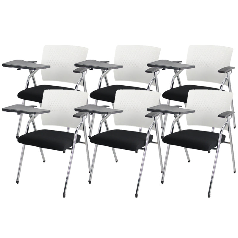 Contemporary Conference Chair Metal Frame Desk Chair with Arm