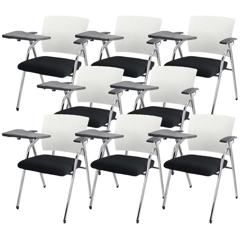 Contemporary Conference Chair Metal Frame Desk Chair with Arm