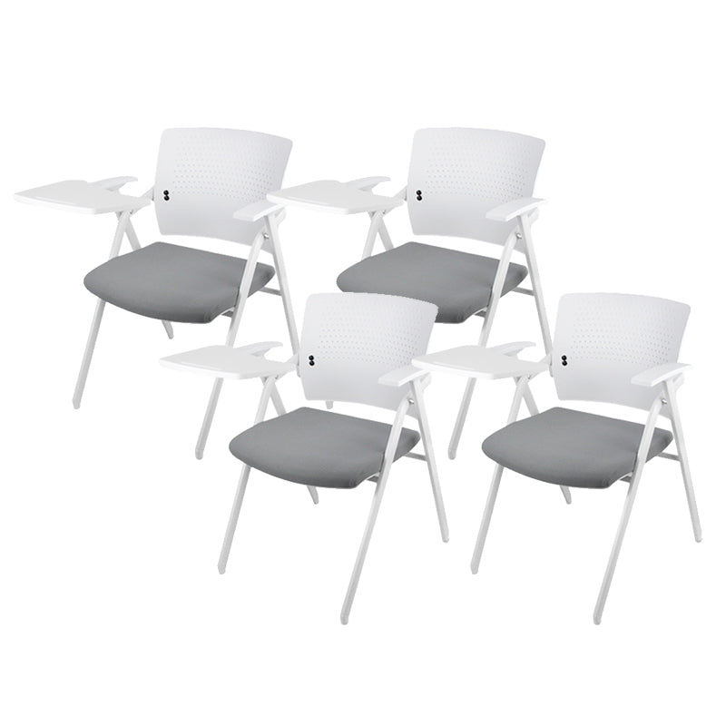 Contemporary Conference Chair Metal Frame Desk Chair with Arm