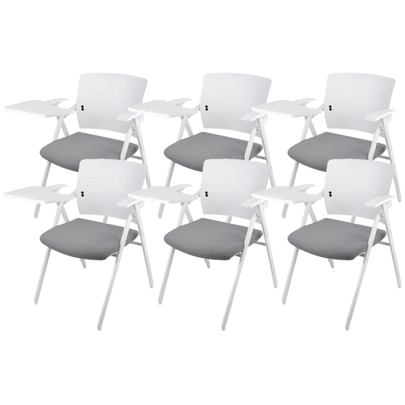 Contemporary Conference Chair Metal Frame Desk Chair with Arm