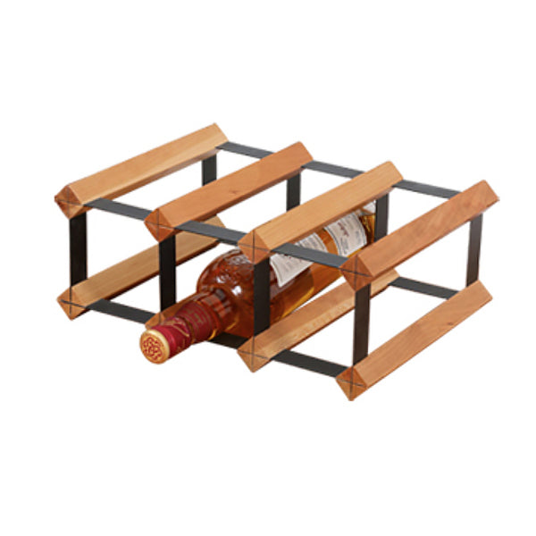 Tabletop Wine Rack Solid Wood Wine Bottle Rack for Living Room