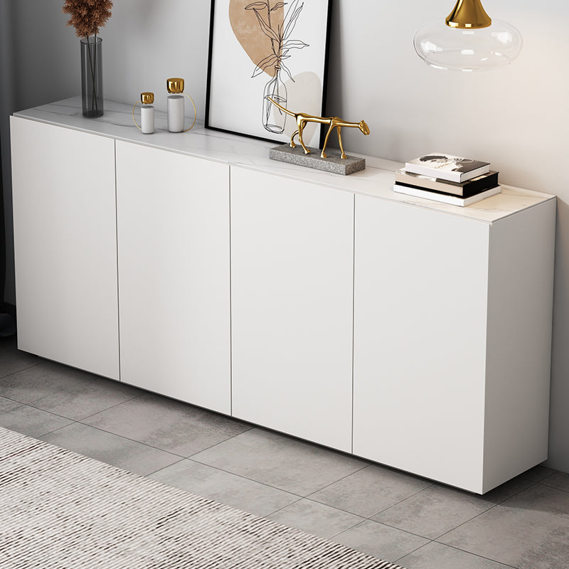 Modern & Contemporary Buffet Stone Buffet Sideboard with Cabinets