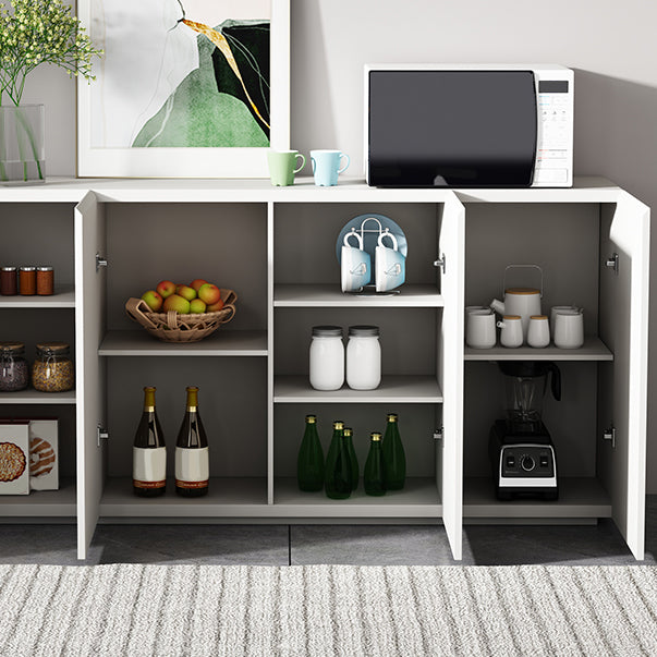 Modern & Contemporary Buffet Stone Buffet Sideboard with Cabinets