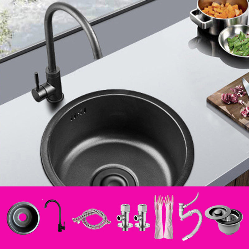 Stainless Steel Kitchen Sinks Modern Style Kitchen Sink with Single Bowl