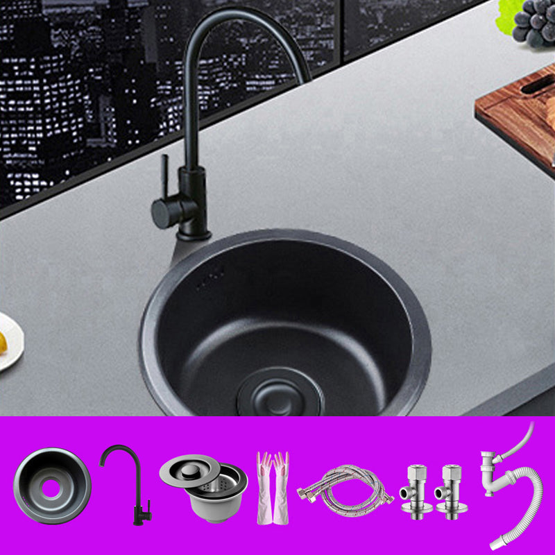 Stainless Steel Kitchen Sinks Modern Style Kitchen Sink with Single Bowl