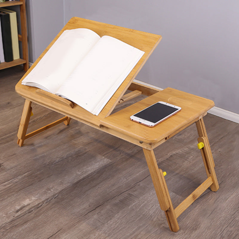 Contemporary Bamboo Writing Desk Folding Office Desk for Office