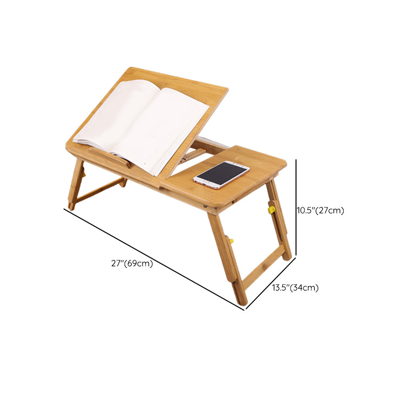 Contemporary Bamboo Writing Desk Folding Office Desk for Office