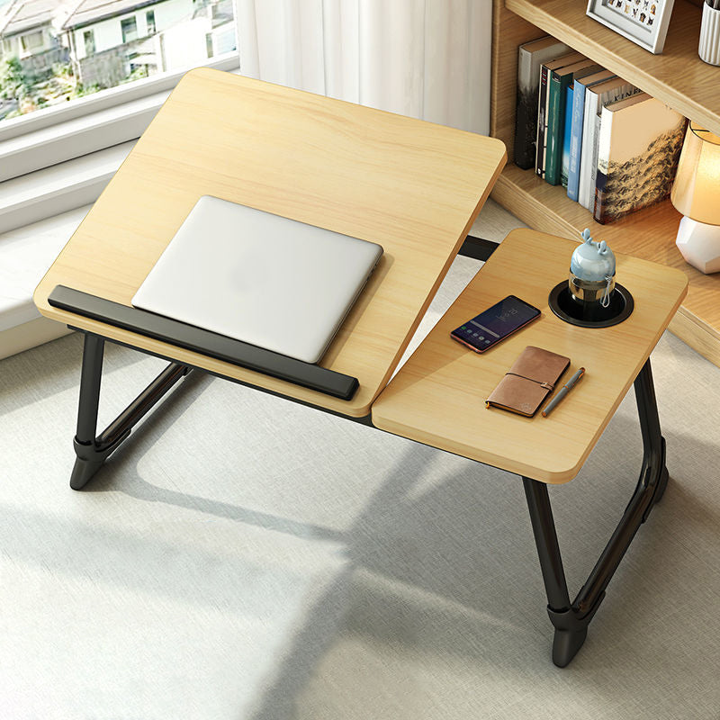 Contemporary Artificial Wood Writing Desk Folding Office Desk for Office