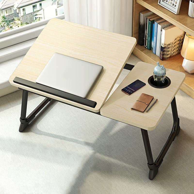 Contemporary Artificial Wood Writing Desk Folding Office Desk for Office