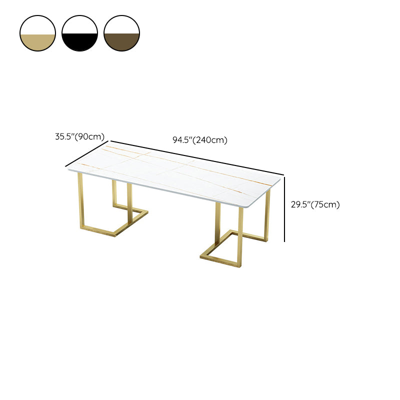 Contemporary 29.53-inch Tall Office Desk Curved White Writing Desk