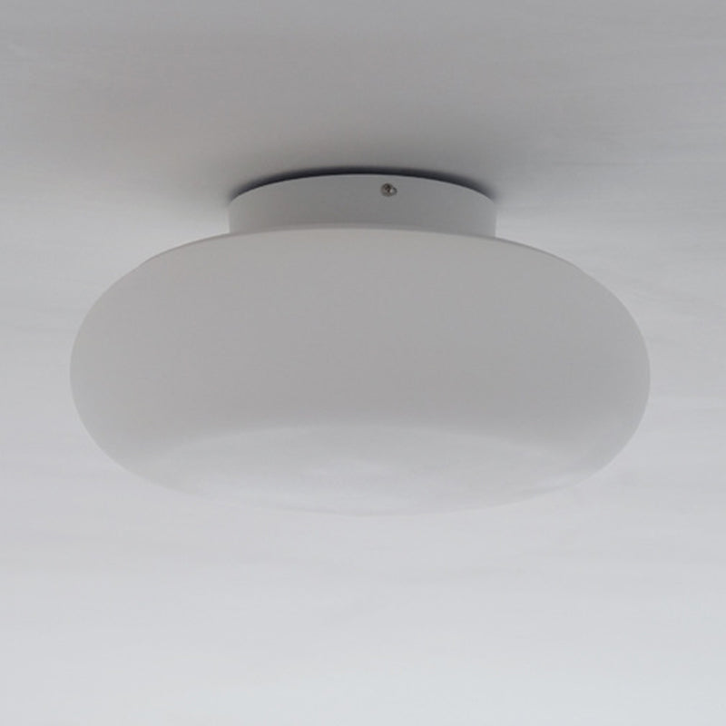 White Flush Mount Lighting Modern Metal Ceiling Light for Hallway