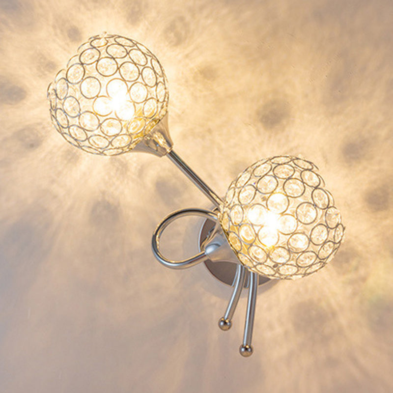 American Style Iron Vanity Light Ball Shape Vanity Lamp for Shower Room