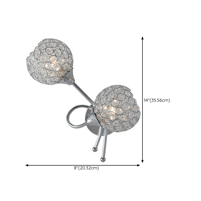 American Style Iron Vanity Light Ball Shape Vanity Lamp for Shower Room