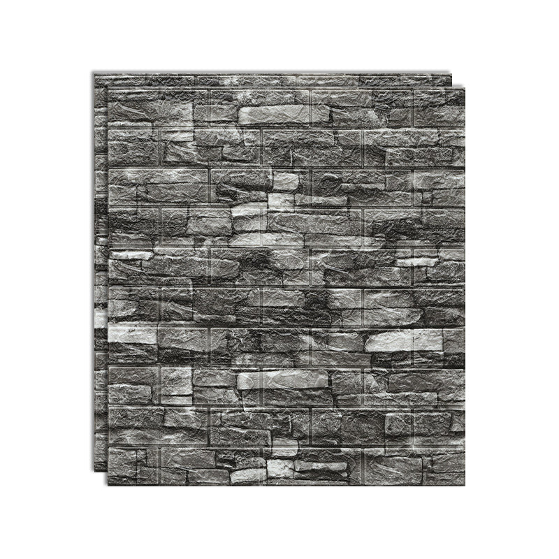 Industrial Wall Plank 3D Brick Bathroom Living Room Wall Panels Set of 10