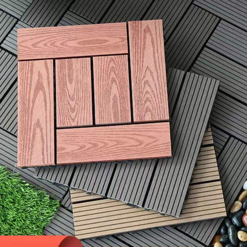 Rectangle Engineered Floor Tile Water Resistant Parquet Wooden Floor for Balcony