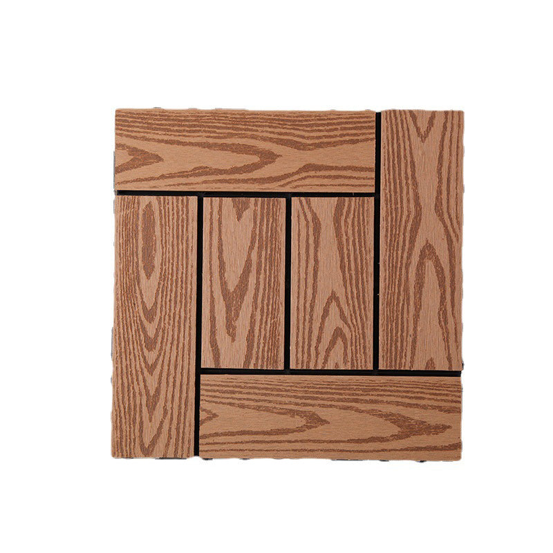 Rectangle Engineered Floor Tile Water Resistant Parquet Wooden Floor for Balcony