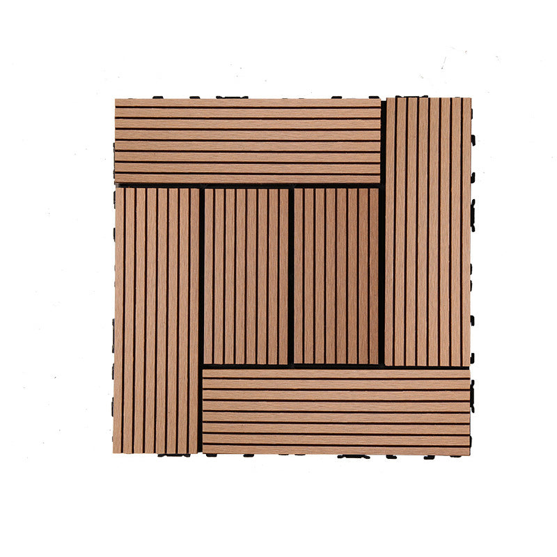 Rectangle Engineered Floor Tile Water Resistant Parquet Wooden Floor for Balcony