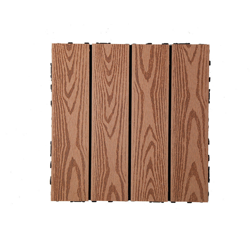 Rectangle Engineered Floor Tile Water Resistant Parquet Wooden Floor for Balcony