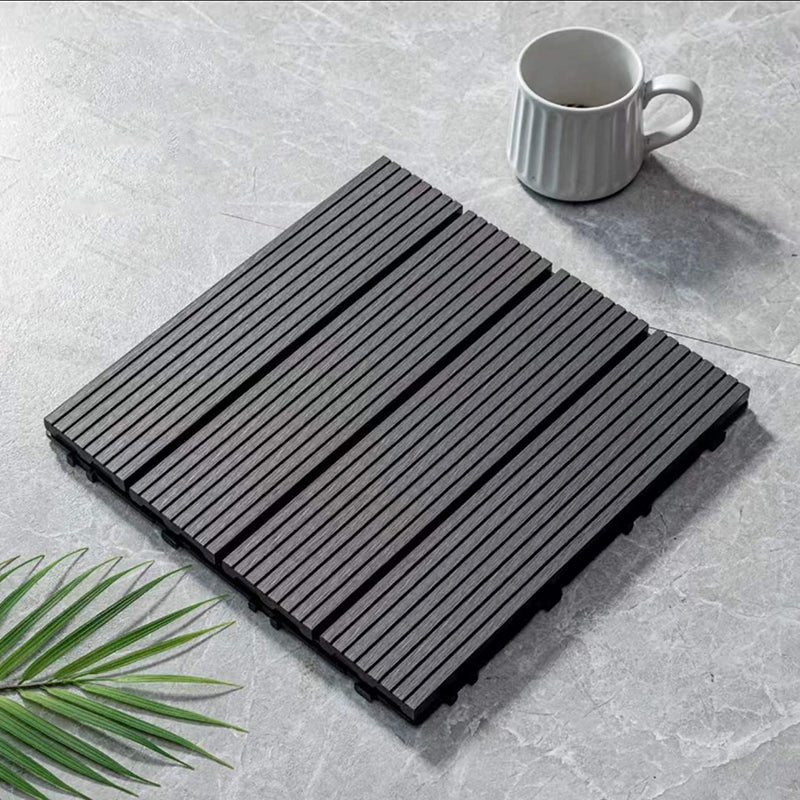 Rectangle Engineered Floor Tile Water Resistant Parquet Wooden Floor for Balcony