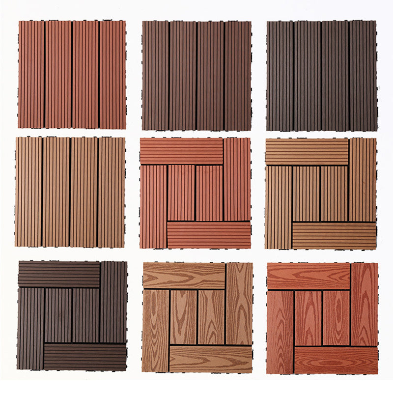 Rectangle Engineered Floor Tile Water Resistant Parquet Wooden Floor for Balcony